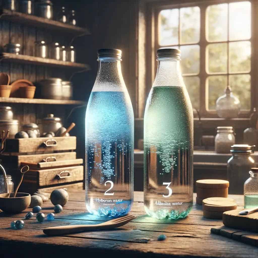 hydrogen vs alkaline water