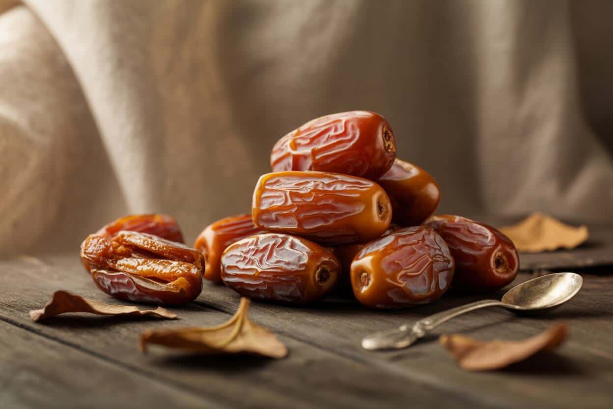 A bowl of medjool dates, illustrating the answer to the question do dates make you poop.