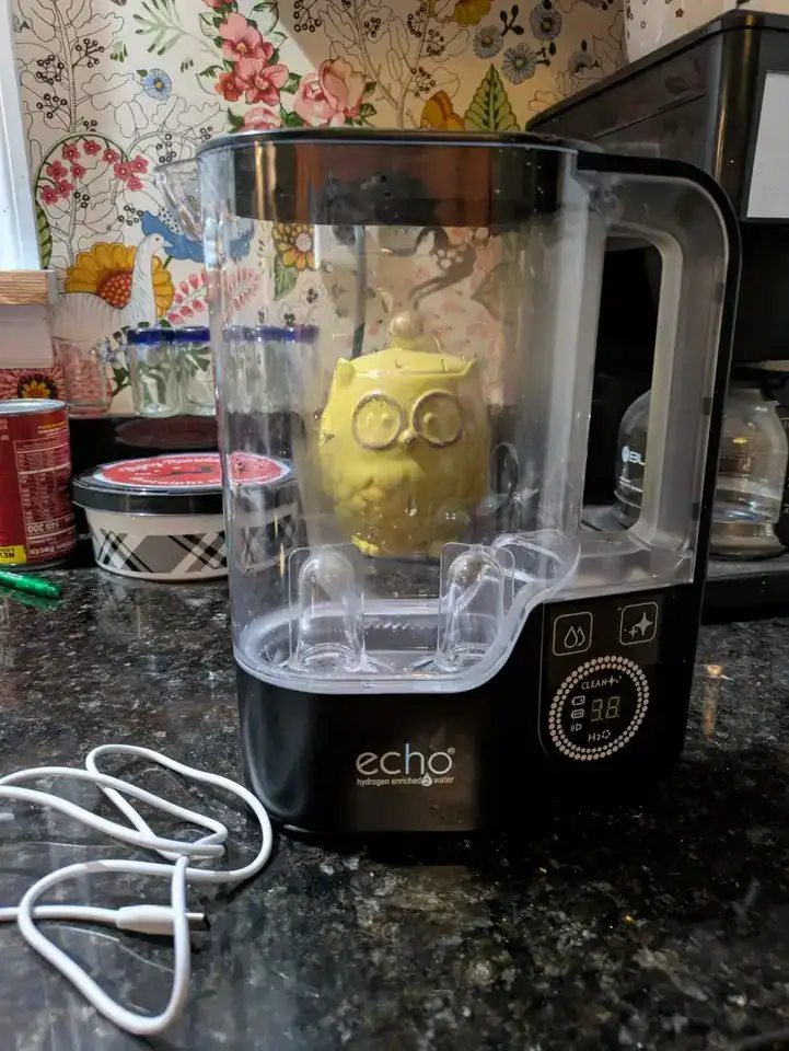 echo hydrogen pitcher review is on my counter