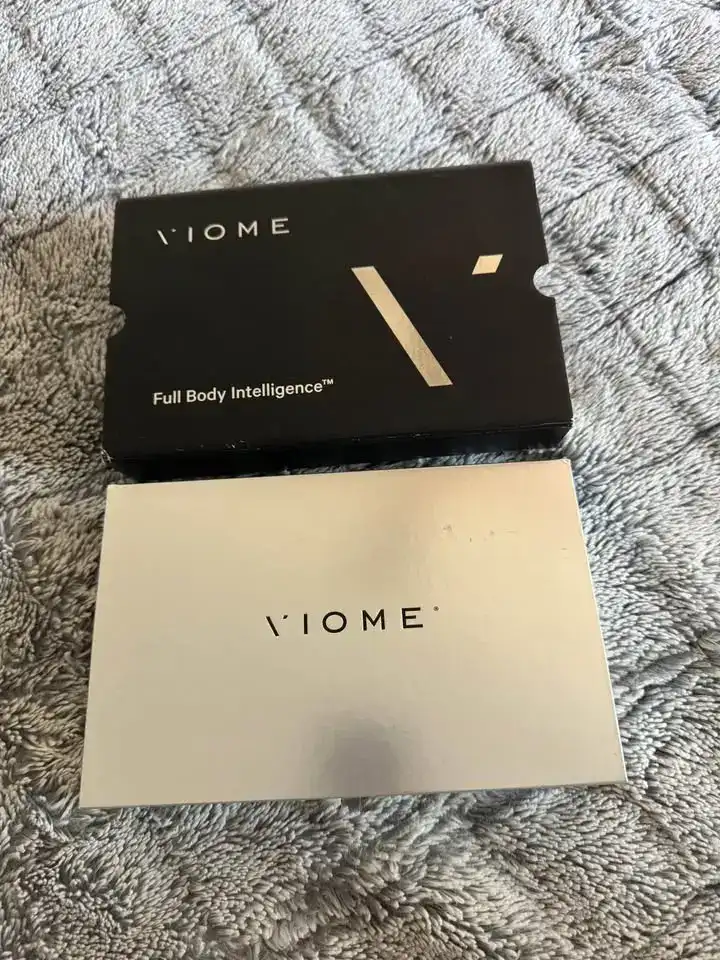 Diagram showing Viome's process from testing to personalized recommendations.