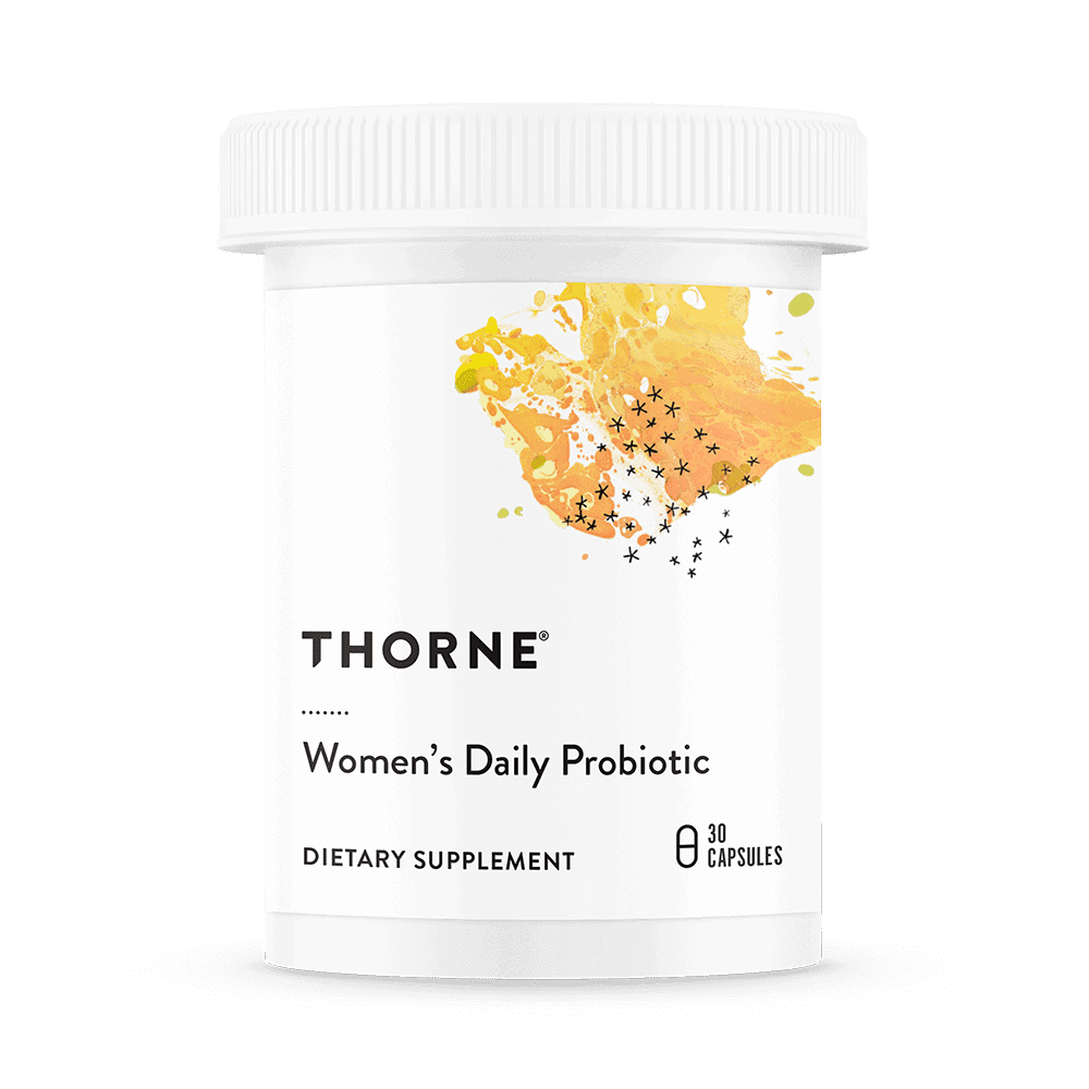 Thorne Women's Daily Probiotic bottle.