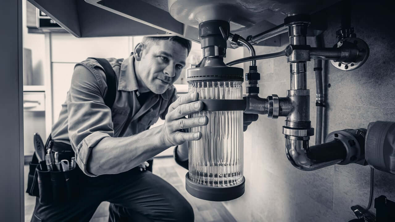 Close-up of reverse osmosis membranes, essential components in maintaining balanced pH levels in water.