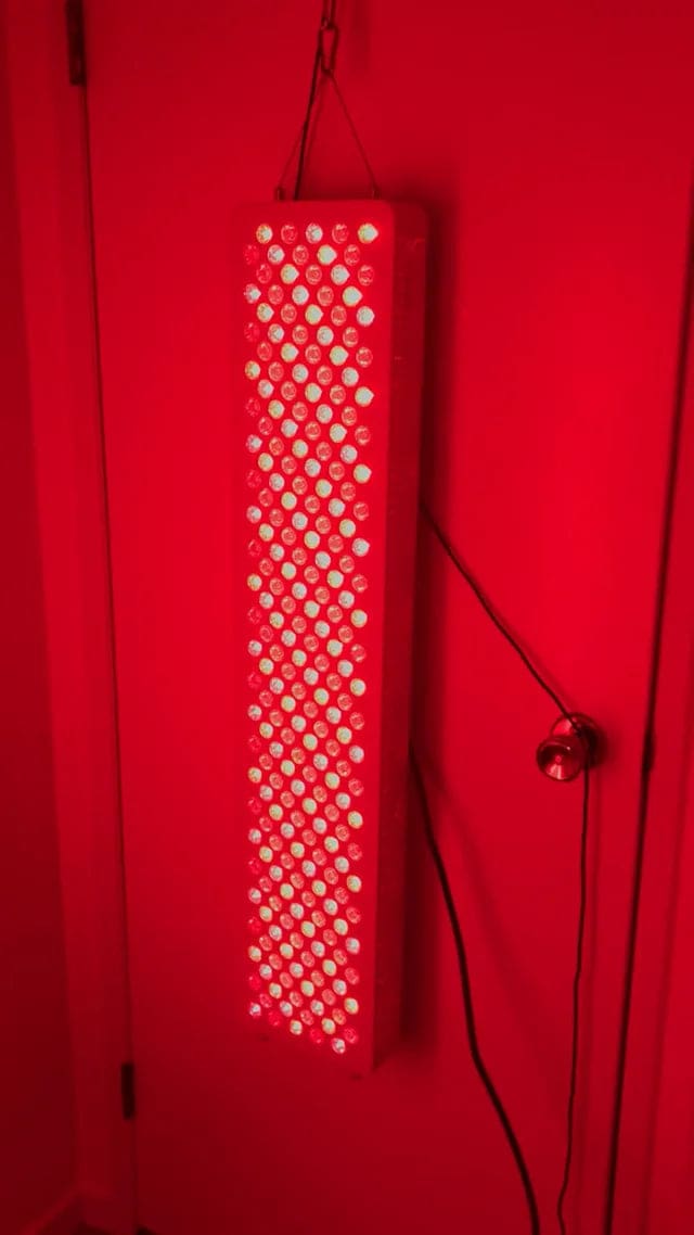 The MitoMIN 2.0 from Mito Red Light, a compact and powerful red light therapy device.