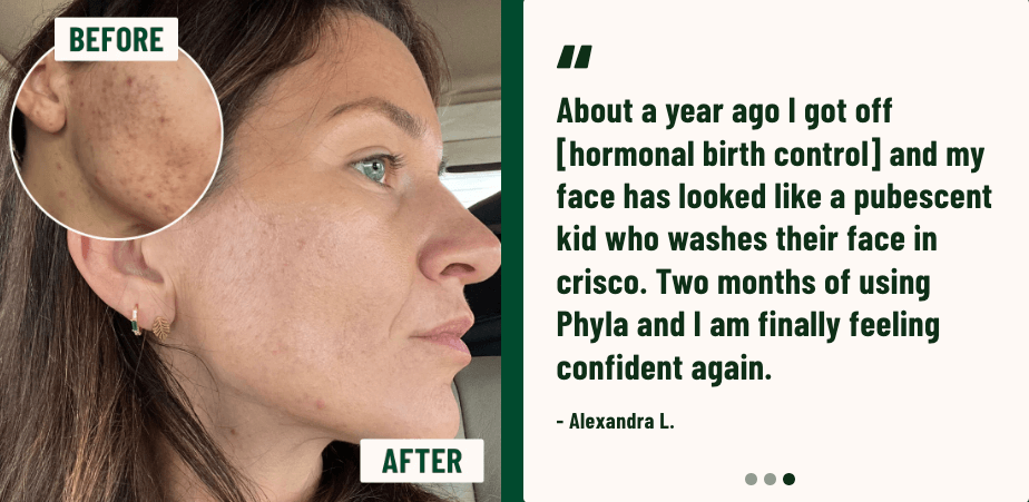 Vitamin C provided by a healcare provider can be used as a chemical exfoliant and the hormones affect blood tests