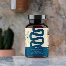 YourBiology Gut+ probiotic supplement, designed for women's digestive health and IBS.