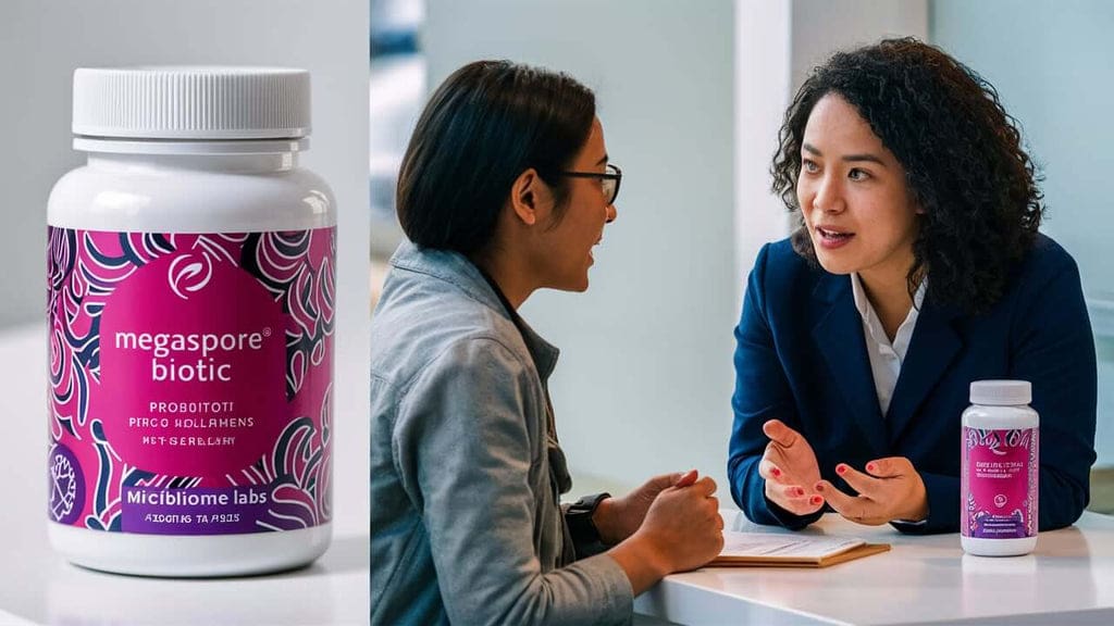 a dietician talking about why they should use megasporebiotic for sibo