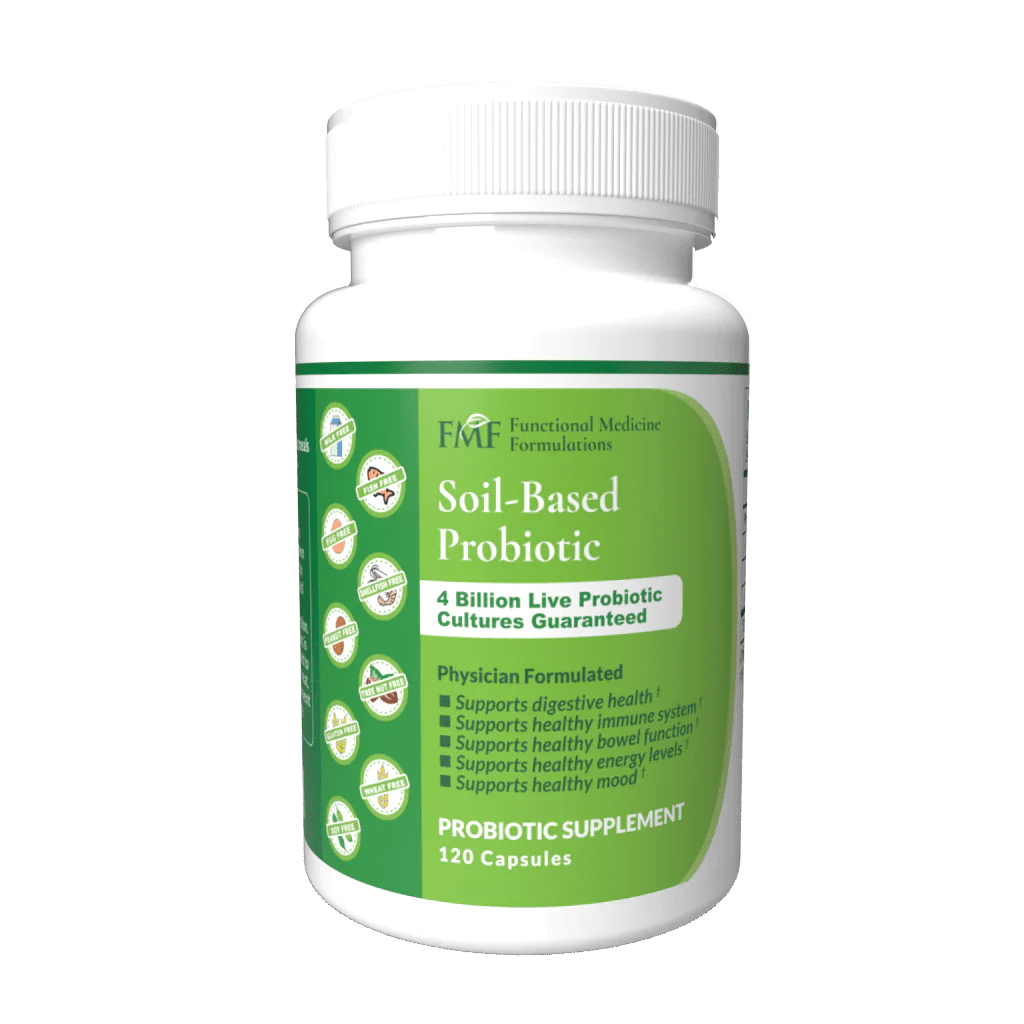 Dr. Ruscio Soil-Based Probiotic bottle.