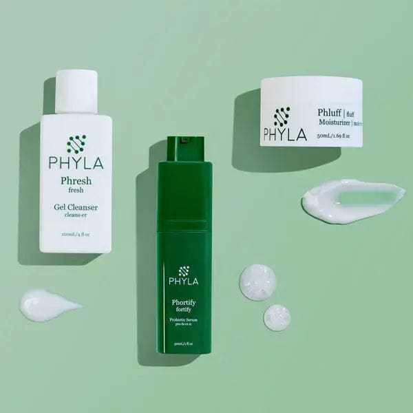 phyla skincare reviews talking about the acnes bacteria that gently exfoliates and is non comedogenic